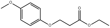 ethyl 3-(4-Methoxyphenoxy)propanoate Struktur