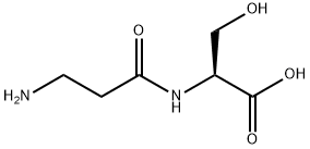 BETA-ALANYL-L-SERINE Struktur