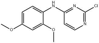 2-chloro-N-(2,4-diMethoxyphenyl)pyriMidin-4-aMine Struktur