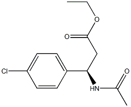 (R)-β-N-acetyl-p-chloro-phenylalanine methyl ester Struktur