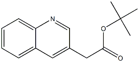 tert-butyl 2-(quinolin-3-yl)acetate Struktur