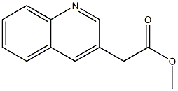 Methyl 2-(quinolin-3-yl)acetate Struktur