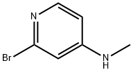 2-broMo-N-Methylpyridin-4-aMine Struktur