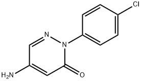 5-Amino-2-(4-chlorophenyl)pyridazin-3(2H)-one Struktur