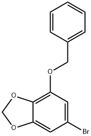 4-(Benzyloxy)-6-broMo-1,3-benzodioxole Struktur