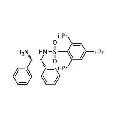 N-[(1R,2R)-2-aMino-1,2-diphenylethyl]-2,4,6-tris(1-Methylethyl)-BenzenesulfonaMide Struktur