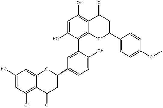 2,3-Dihydropodocarpusflavone A Struktur