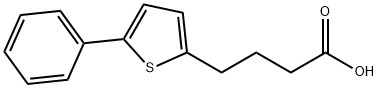 4-(5-Phenylthiophen-2-yl)butanoic acid Struktur