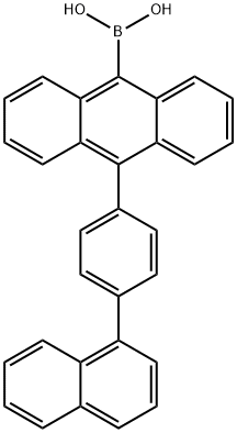 10-[4-(1-naphthalenyl)phenyl]-9-anthracenyl]-Boronic acid[ Structure