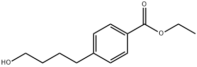 ethyl 4-(4-hydroxybutyl)benzoate Struktur