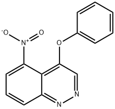 5-Nitro-4-phenoxycinnoline Struktur