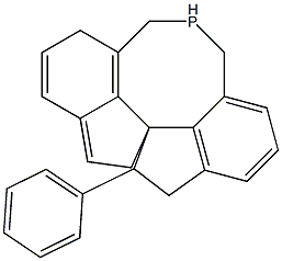 (11aR)-(+)-5,6,10,11,12,13-Hexahydro-5-phenyl-4H-diindeno[7,1-cd:17ef]phosphocin, min. 97%  (R)-SITCP Struktur