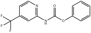 phenyl (4-(trifluoroMethyl)pyridin-2-yl)carbaMate Struktur