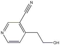 4-(2-hydroxyethyl)-3-Pyridinecarbonitrile Struktur