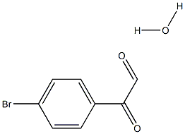 2-(4-BroMophenyl)-2-oxoacetaldehyde hydrate Struktur