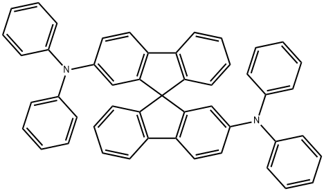 Spiro-BPA , 2,2'-Bis(N,N-di-phenyl-aMino)9,9-spiro-bifluoren Struktur