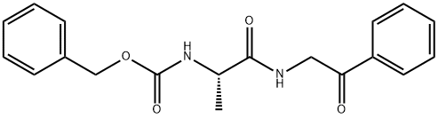 (S)-benzyl 1-oxo-1-(2-oxo-2-phenylethylaMino)propan-2-ylcarbaMate Struktur