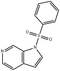 1-(Phenylsulfonyl)-1H-pyrrolo[2,3-c]pyridine Struktur