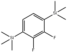 (2,3-difluoro-1,4-phenylene)bis(triMethylsilane) Struktur