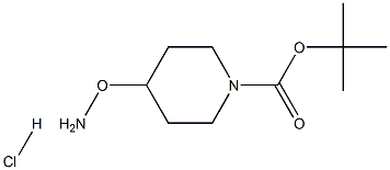 1-BOC-4-AMinoxy piperidine hydrochloride Struktur