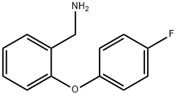 2-(4-Fluorophenoxy)-benzylaMine Struktur