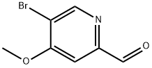 2-Pyridinecarboxaldehyde, 5-broMo-4-Methoxy- Struktur