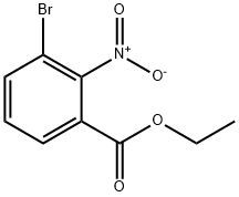 3-broMo-2-nitro-benzoic acid ethyl ester Struktur