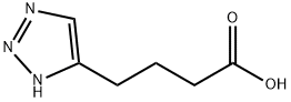 1H-1,2,3-Triazole-4-butanoic acid Struktur