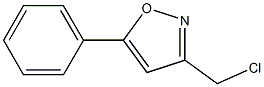 3-(chloroMethyl)-5-phenylisoxazole Struktur