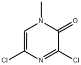 1-Methyl-3,5-dichloro-2(1H)-pyrazinone Struktur