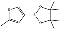 4,4,5,5-tetraMethyl-2-(5-Methylthiophen-3-yl)-1,3,2-dioxaborolane Struktur