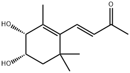 cis-3,4-Dihydroxy-β-ionone Struktur