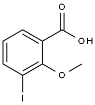 3-Iodo-2-Methoxybenzoic acid Struktur