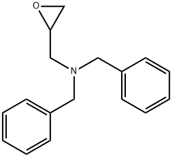 N,N-dibenzyl-1-(oxiran-2-yl)MethanaMine Struktur