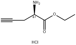 ethyl 2-aMino-4-pentynoate  Monohydrochloride Struktur