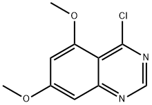 4-CHLORO-5,7-DIMETHOXYQUINAZOLINE Struktur