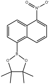 5-Nitronaphthalene-1-boronic acid Struktur