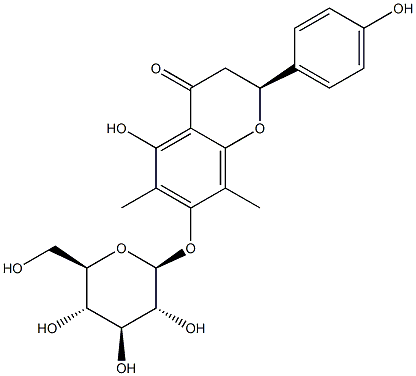 Farrerol 7-O-glucoside Struktur