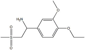 BenzeneMethanaMine, 4-ethoxy-3-Methoxy-a-[(Methylsulfonyl)Methyl]- Struktur