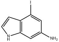 1H-Indol-6-amine,4-iodo-(9CI) Struktur