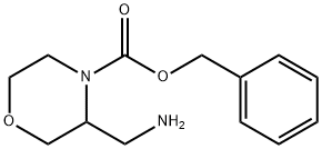 4-Cbz-3-(aMinoMethyl)Morpholine Struktur