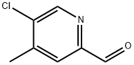 5-Chloro-4-Methylpicolinaldehyde Struktur