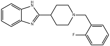 2-[1-(2-Fluoro-benzyl)-piperidin-4-yl]-1H-benzoiMidazole Struktur