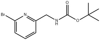 [[(6-BROMO)-2-PYRIDINYL]METHYL]-CARBAMIC ACID, 1,1-DIMETHYLETHYL ESTER Struktur