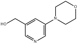 (5-Morpholinopyridin-3-yl)Methanol Struktur