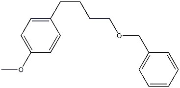 1-(4-(Benzyloxy)butyl)-4-Methoxybenzene Struktur