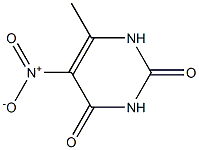 6-Methyl-5-nitropyrimidine-2,4(1H,3H)-dione Struktur