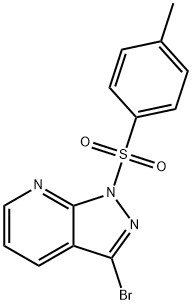 3-BroMo-1-tosyl-1H-pyrazolo[3,4-b]pyridine Struktur