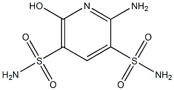 2-AMino-6-hydroxypyridine-3,5-disulfonaMide Struktur