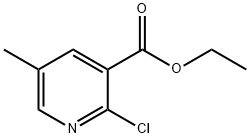 Ethyl 2-chloro-5-Methylnicotinate Struktur